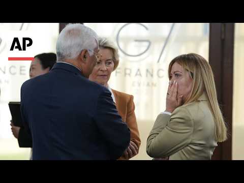 Italy's Giorgia Meloni tells G7 leaders that she quit smoking one month ago
