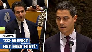 Chaos tijdens debat: ‘Heeft Jetten door wat hier gebeurt?’
