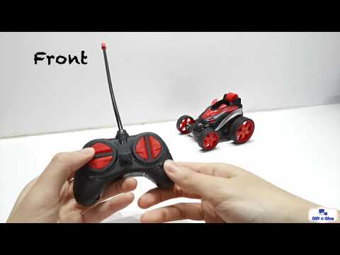 Remote Control 360 Degree Rotation Flip Spin Stunt Car Big Wheel Monster Zap Truck Car Toys for Boys