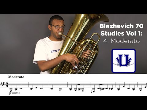 Blazhevich 70 Studies for BBb Tuba Vol. 1: 4. Moderato