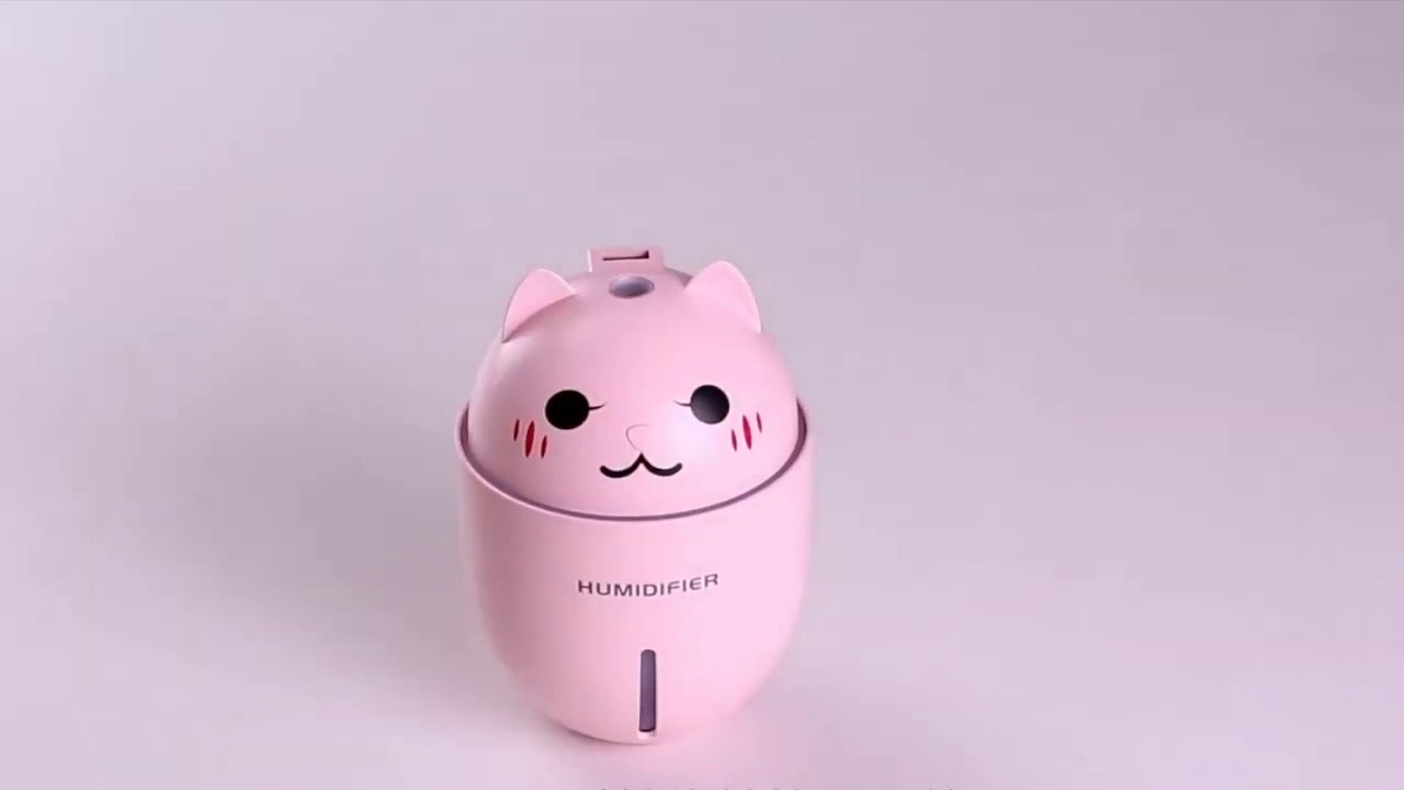 Linuo Mini-humidificateur Cat GO-WTY-P Pink