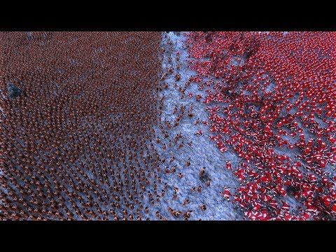 20000 JESUS vs 20000 SANTA CLAUS - Ultimate Epic Battle Simulator