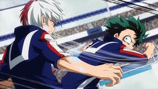 Deku vs Todoroki Full Fight  My Hero Academia  Eng