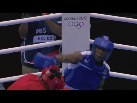 Boxing Men's Light Welter (64kg) Highlight - Morocco v Mauritius - London 2012 Olympics