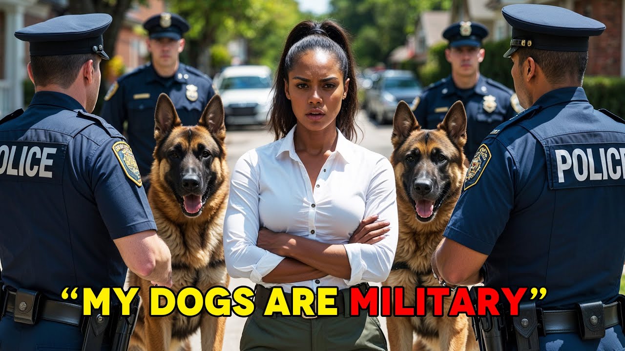 Racist Cops Attack Black Woman, But Then Her Loyal Dogs Rush To Her Side...