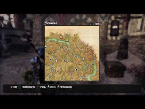 Eso Shadowfen Map