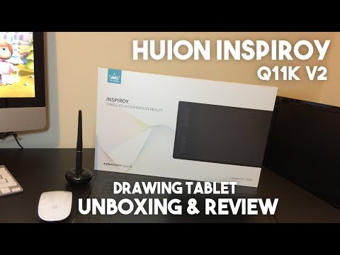 Huion Inspiroy Q11K V2 Graphics Tablet Review & Unboxing!