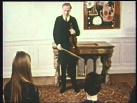 Yehudi Menuhin - 1 of 6 Violin Lessons, Preparation