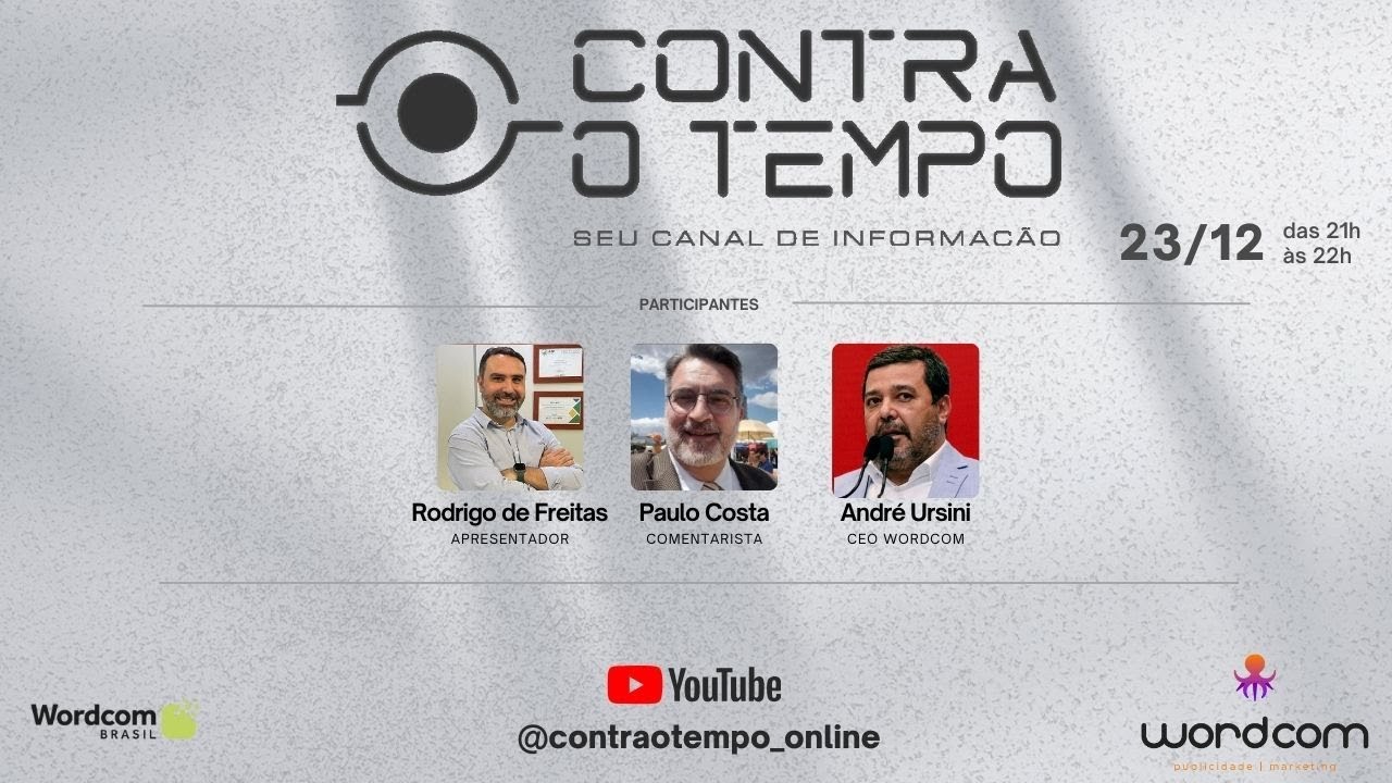 Programa Contra o Tempo com Rodrigo de Freitas - 23.12.24