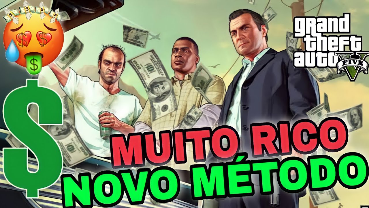 COMO FICAR MUITO RICO NO GTA 5 OFFLINE  *NOVO MÉTODO* MUITO FACIL!
