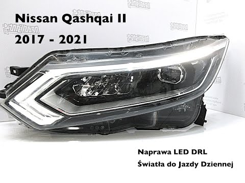 Nissan Qashqai J11 Naprawa Repair LED DRL  Światła do Jazdy Dziennej Sterownik Moduł LED Replacement
