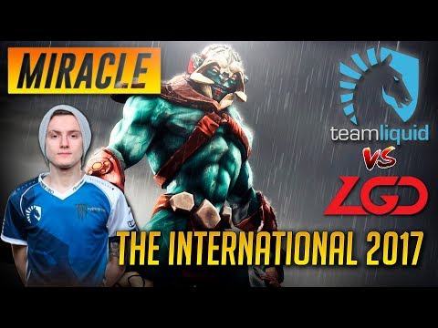 The International 2017 - Miracle Huskar - Liquid vs LGD - Dota 2 with Commentary