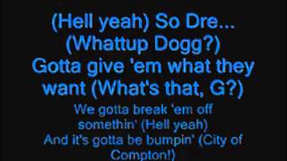 Snoop Dogg Ft. Dr. Dre - G Thang Lyrics