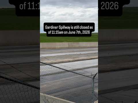 Gardiner Dam Spillway - 11:15am June 7th, 2026