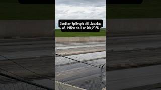 Gardiner Dam Spillway - 11:15am June 7th, 2026