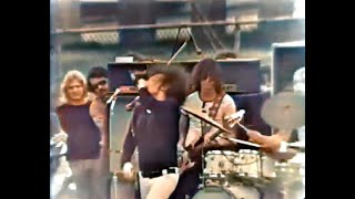 MC5 - Kick Out The Jams - Live Tartar Field, 1970 - with M*thf*ker restored ( colorised) .