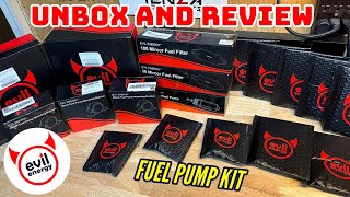 Evil Energy Fuel Injection Line Kit review - Best budget fuel system unbox and quality inspection