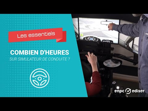 Simulateur de conduite : combien d'heures exercer ?