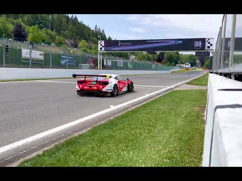 International GT Open 2022 Spa Francorchamps Belgium GT3 Sound Boxenmauer 2 Motorsport 
