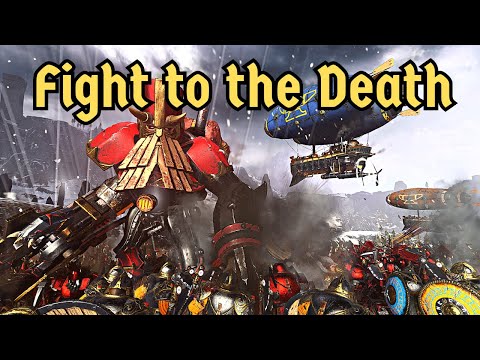 Axes and Fireballs : Chaos Dwarfs vs Dwarfs in a Fight to the Death