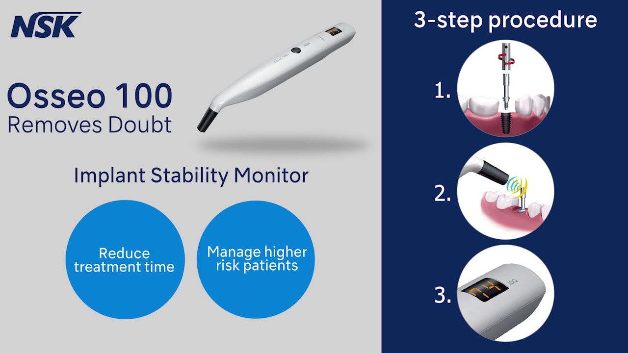 Cas clinique avec l'Osséo 100+ NSK (Anglais)