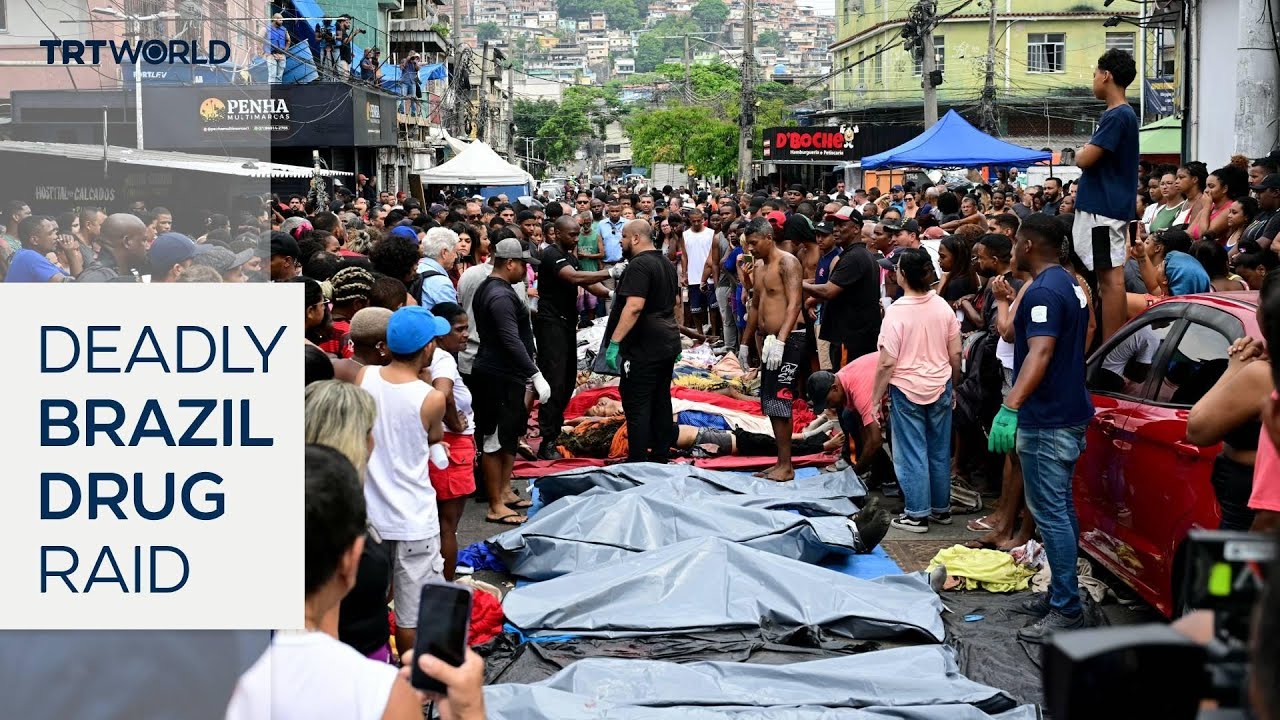 Death toll doubles in Brazil’s largest police raid
