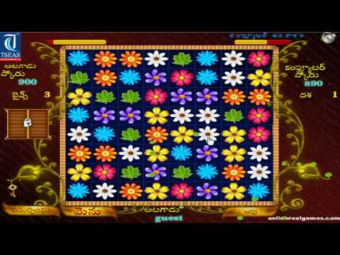 Flower Valley Game Play Video - Telugu