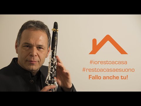 Prof. Antonio Tinelli, Clarinet Lessons due to COVID-19 | #iorestoacasa