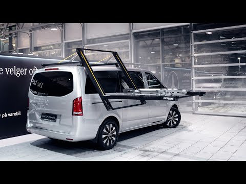 Dropracks XL roof rack on Mercedes Vito