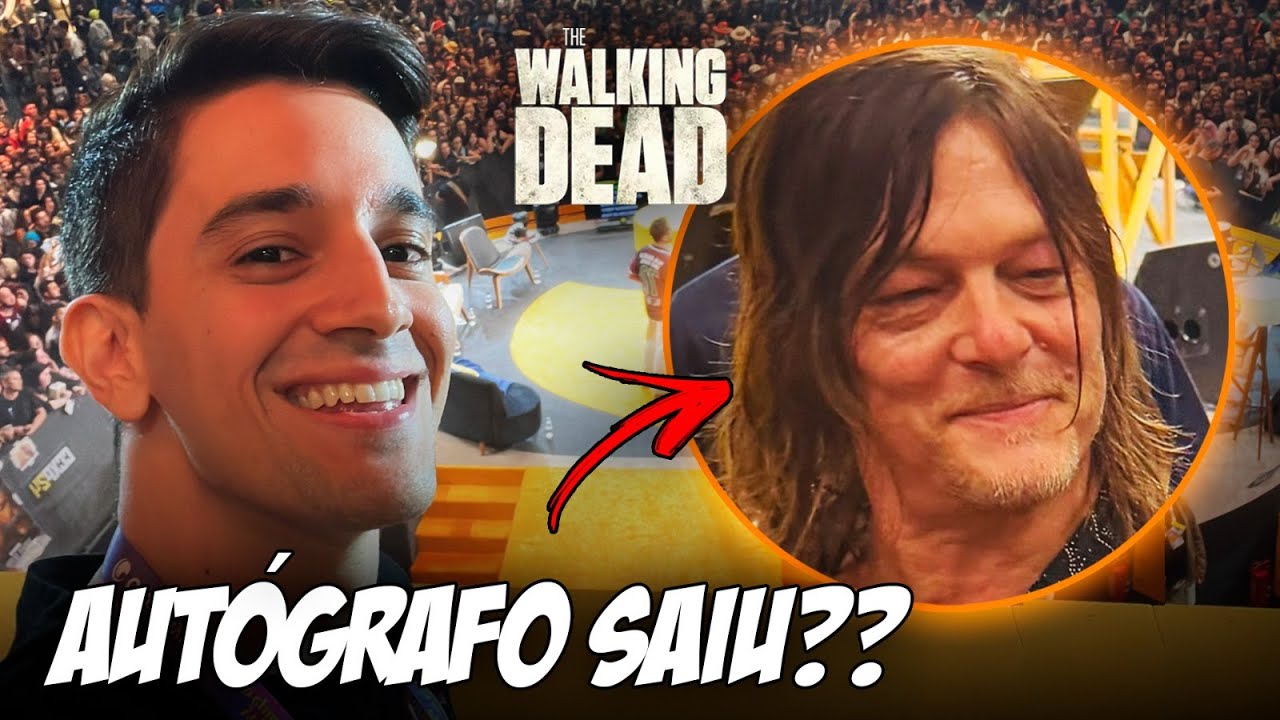 DARYL APARECEU NO BRASIL E EU FUI ATRÁS PARA CONSEGUIR UM AUTÓGRAFO! - THE WALKING DEAD