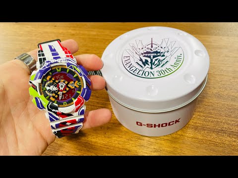 CASIO G-SHOCK x EVANGELION | UNBOXING GA-110EVA30-7A COLLABORATION WATCH