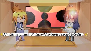 Mrs Bustier and Future Marinette react to tik toks video