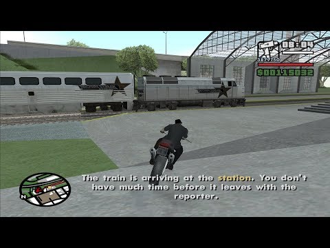 GTA San Andreas - Snail Trail - Syndicate mission 6 - How to skip chasing the train
