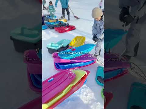 ゲレンデまで0秒の雪のテーマパークホテル #shorts