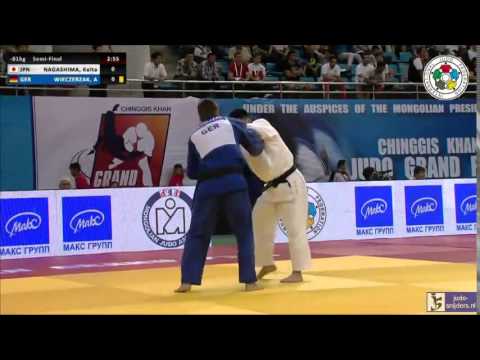 Judo 2014 Grand Prix Ulaanbaatar: Nagashima (JPN) - Wieczerzack (GER) [-81kg] semi-final