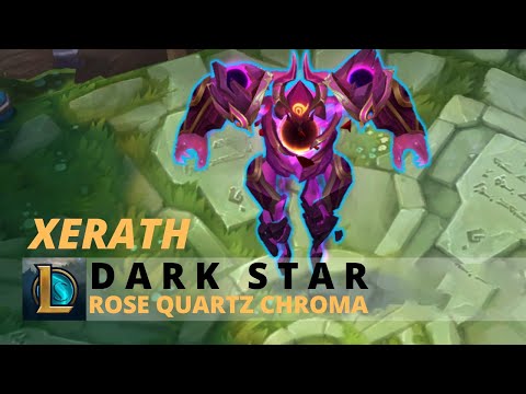 Dark Star Xerath Rose Quartz Chroma - League Of Legends