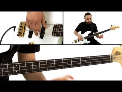 Bass Guitar Grooves - #3 12 Bar Blues Shuffle - Teymur Phell
