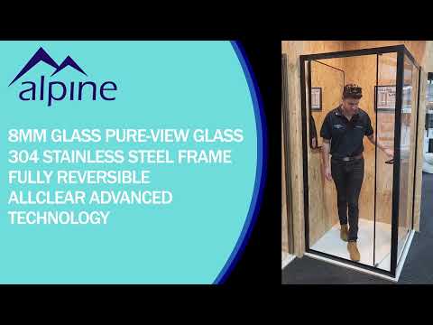 Rolling Door and Return Shower Screen