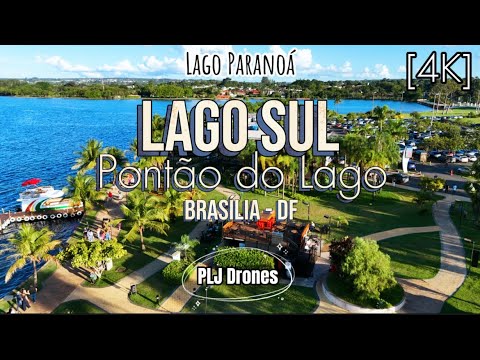 159 - 4K - Drone - Pontão do Lago Sul - Brasília #drone #lagosul #lago #lagoparanoa #brasilia #df
