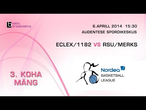 Eclex/1182 - RSU/Merks, Nordea Basketball Leauge 2014, Bronze game