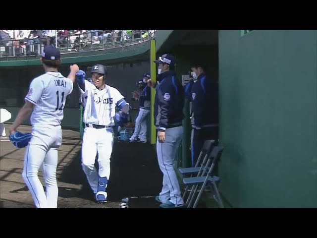 【ファーム】ライオンズ・愛斗 バックスクリーンへのソロホームランで勝ち越し!! 2021/3/24 L-G(ファーム)