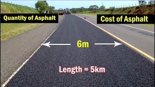 Construction Cost of Asphalt for 5km Road  how to 