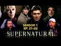 Supernatural 1x21 1x22 REACTION Salvation Devil S Trap