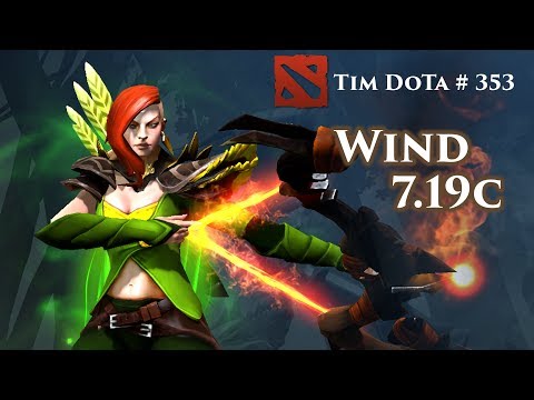 Wind Ranger 7.19c Support  | Tim Dota 353