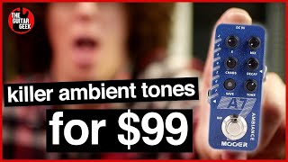 Video thumbnail for Finally! Creative, entry level Ambient Reverb! Mooer A7 Pedal review by TheGuitarGeek