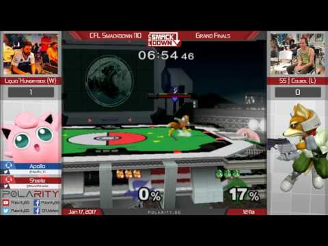 CFL Smackdown 110 Melee - SS Colbol (Fox) vs Liquid`Hungrybox (Puff) - Grand Finals