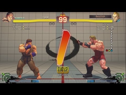 Sekiganryu (Ryu) vs Kosuke。 (Abel) - AE 2012 Matches *1080p*