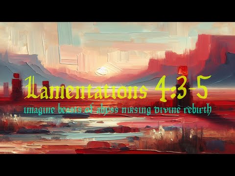 Lamentations 4:3