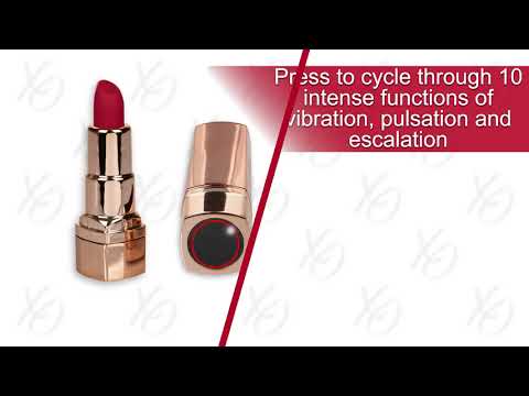 Видео Минивибратор-помада фиолетовая Hide & Play Rechargeable Lipstick