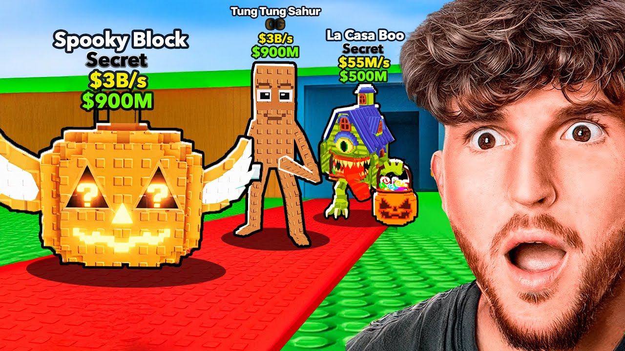 SPOOKY Lucky Block + HALLOWEEN ADMIN ABUSE!